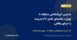 مدارس غیرانتفاعی منطقه ۸ تهران؛ راهنمای کامل انتخاب مدرسه غیرانتفاعی
