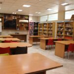 کتابخانه دبیرستان دوره اول مفید قیطریه