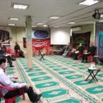 سالن مراسم مذهبی مدرسه ندای صالحین در بهارستان تهران