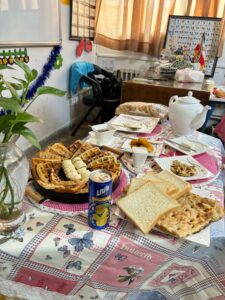میز صبحانه