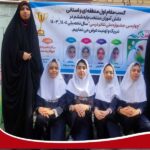 دانش‌آموزان برنده‌ی جشنواره ملی تئاتر درسی با معلم و مقام اول منطقه‌ای و استانی