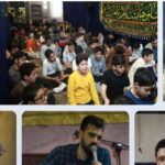 گروهی از دانش‌آموزان نشسته در حال شرکت در یک جلسه‌ی مدرسه‌ای با حضور معلم و رهبر
