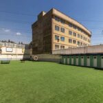 حیاط و زمین ورزشی چمن مصنوعی دبستان پسرانه علوی شعبه سردارجنگل
