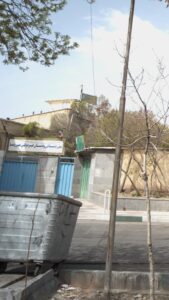 تابلوی ورودی مدرسه مهررضا