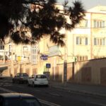 نمای بیرونی ساختمان دبستان شهید چراغی از خیابان