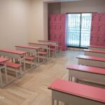کلاس درس مجهز دبیرستان شکوفا در فرمانیه تهران