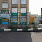 نمای ورودی مجتمع آموزشی پسرانه مدرس در خیابان پیروزی، منطقه ۱۴ تهران